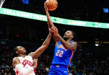 Oklahoma City Thunder Tundukkan Toronto Raptors 116-107