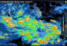 Prakiraan Cuaca Ibu  Kota Provinsi se-Indonesia, 26 Februari