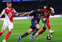 Paris Saint-Germain Lolos 16 Besar meski Ditahan Imbang Monaco