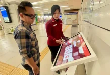LRT Jabodebek Hadirkan Layaban Layar Interaktif di Tujuh Stasiun
