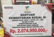 Kemensos Salurkan Jadup Korban Bencana Aceh