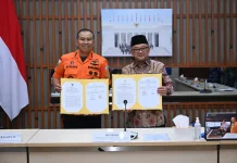 Mendikdasmen dan Basarnas Tandatangani Nota Kesepahaman soal Keselamatan Diri