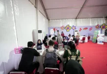 Pengunjung Imlek Festival 2577 Antusias Manfaatkan Cek Kesehatan Gratis