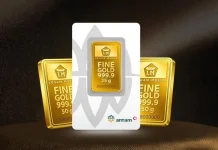 Harga Emas Antam di Logam Mulia Menguat Rp40.000 per Gram