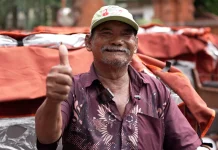 Becak Listrik Ringankan Beban Pembecak Lansia di Nganjuk
