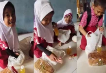 Viral, Ibu Bahagia dan Bersyukur Anaknya Bawa Pulang MBG Ramadan