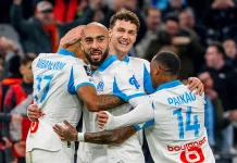Dua Gol Aubameyang di Menit Akhir Bawa Marseille Comeback 3-2 atas Lyon