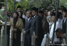 Sejumlah Tokoh Nasional Hadiri Pemakaman Almarhum Try Sutrisno di TMP Kalibata