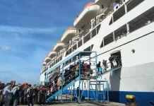 Hindari Kepadatan Mudik, Ribuan Penumpang Padati Pelabuhan Ternate