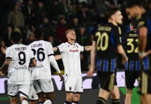 Gol Odgaard di Penghujung Laga bawa Kemenangan untuk Bologna atas Pisa