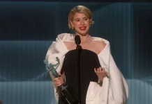 Menang Actor Awards, Jessie Buckley Semakin Kuat di Oscar 2026