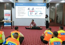 Petugas KAI Services Ikuti Pembinaan Pertolongan Pertama