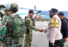Kaskogabwilhan III Tinjau 11 Bandara Perintis Papua yang Telah Dipulihkan