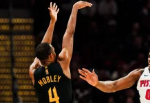 Cavaliers Hentikan Dominasi Pistons dengan Menang Tipis 113-109