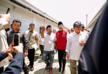 Pengungsi Banjir Pidie Jaya Ditarget Pindah ke Huntara Sebelum Lebaran