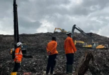 BNPB Waspadai Risiko Longsor Susulan di TPST Bantargebang Bekasi