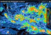 Prakiraan Cuaca Ibu  Kota Provinsi se-Indonesia, 10 Maret