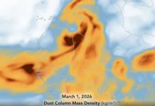 NASA Ungkap Debu Sahara Sapu Eropa, Picu Fenomena 'Hujan Kotor' di Sejumlah Negara