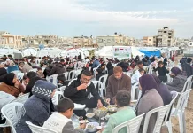 BAZNAS Distribusikan 74.228 Porsi Hidangan Berbuka Puasa untuk Warga Palestina