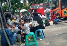 Terminal Poris Pelawad Tangerang Dibanjiri 2.000 Pemudik