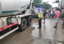 Jalur Mudik Arteri Tangerang-Merak Banyak Berlubang