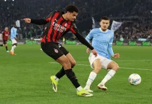 AC Milan Kalah 1-0 dari Lazio di Olimpico, Gol Isaksen Jadi Penentu