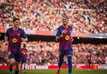 Barcelona Menang Telak 5-2 atas Sevilla, Rapinha Cetak Hatrick