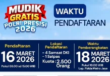 Mudik Gratis Polri 2026 Buka 2.500 Kuota, Simak Syarat dan Lokasi Daftarnya