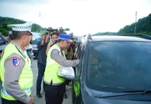 Kakorlantas Tinjau Kalikangkung, Rekayasa Lalu Lintas Arus Mudik Disiapkan