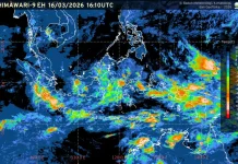Prakiraan Cuaca Ibu Kota Provinsi se-Indonesia, 17 Maret
