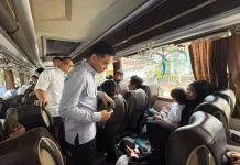 Wapres Sapa Peserta Mudik Gratis, Tekankan Pentingnya Keselamatan