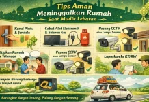 Tips Aman Tinggalkan Rumah saat Mudik Lebaran