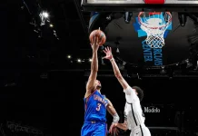 Thunder Perkasa, Gilas Nets 121-92 di Barclays Center