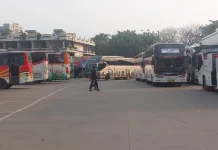 H-2 Lebaran, Pemudik di Terminal Bekasi Mulai Alami Penurunan