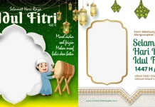 Inilah Daftar Lengkap Twibbon Hari Raya Idulfitri 2026
