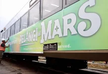 Kolaborasi KAI dan Kemenekraf, Kereta Bertema “Pelangi di Mars” Ramaikan Mudik