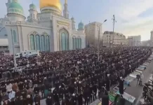 Perayaan Lebaran 2026 di Rusia, Masjid hingga Jalan Dipenuhi Ribuan Umat Muslim
