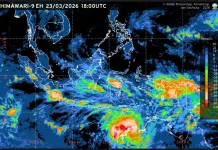 Prakiraan Cuaca Ibu Kota Provinsi se-Indonesia, 24 Maret