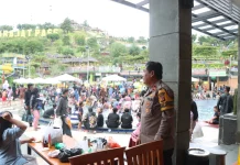 Wisata Darajat Garut Dipadati Ribuan Pengunjung saat Libur Lebaran