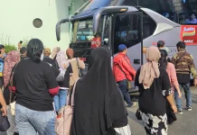 Terminal Poris Pelawad Masih Dipadati Pemudik Hari Ini