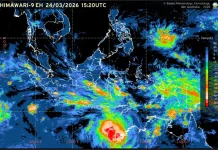 Prakiraan Cuaca Ibu Kota Provinsi se-Indonesia, 25 Maret