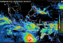 Prakiraan Cuaca Ibu Kota Provinsi se-Indonesia, 26 Maret