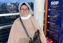 Rindu Terbayarkan Melalui Perjalanan Kereta Sugiyatmi saat Lebaran