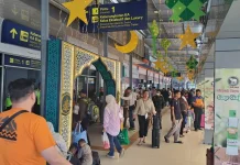 Okupansi KA Arus Balik Lebaran Empat Hari Lampaui 140 Persen