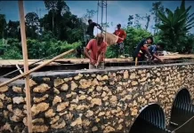 TNI Bangun Lagi Jembatan di Desa Lolona'a yang Rusak akibat Banjir, Kini Lebih Kokoh