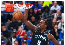 Pistons Tumbangkan Pelicans 129-108 di Detroit