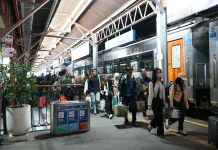 KAI Mencatat Penjualan Tiket Arus Balik Lebaran 104,7 Persen