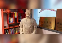 Replika Prajurit Terakota Tiongkok Tampil Perdana di Skotlandia