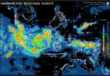 Prakiraan Cuaca Ibu  Kota Provinsi se-Indonesia, 31 Maret