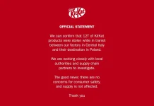 Truk Berisi 12 Ton Cokelat KitKat Dirampok, Nestlé Lakukan Penyelidikan